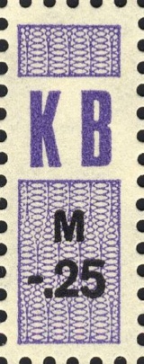 MiNr. M0.25/1972/1
